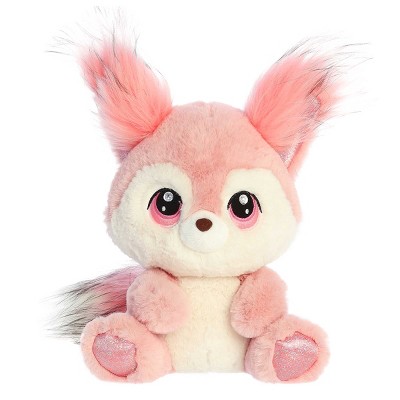 Pink fox stuffed animal online