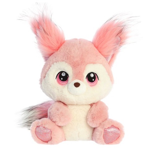 Aurora Medium Freya Fox Enchanted Sparkling Stuffed Animal Pink 10 : Target