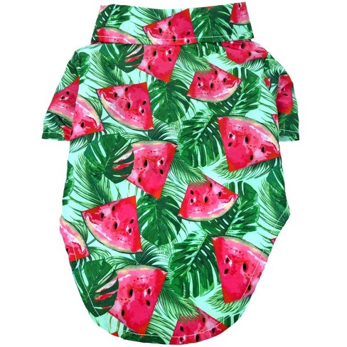 Doggie Design Hawaiian Camp Shirt - Juicy Watermelon - image 1 of 3