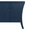 APRILSOUL 59.00"Refined Industrial 4-Door Credenza with Wooden Arc Legs&Bronze Clasps – Advanced Storage Design - 4 of 4