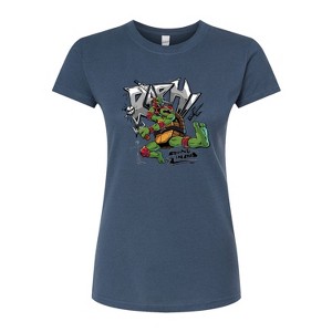Women's - Teenage Mutant Ninja Turtles - Raphael Going In Loud Fitted Graphic T-Shirt - 1 of 3