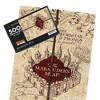 Harry Potter Folded Map 500 Piece Jigsaw Puzzle 16" x 21.5" - 2 of 4
