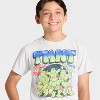 Boys' Teenage Mutant Ninja Turtles Short Sleeve Graphic T-Shirt - White - 2 of 4