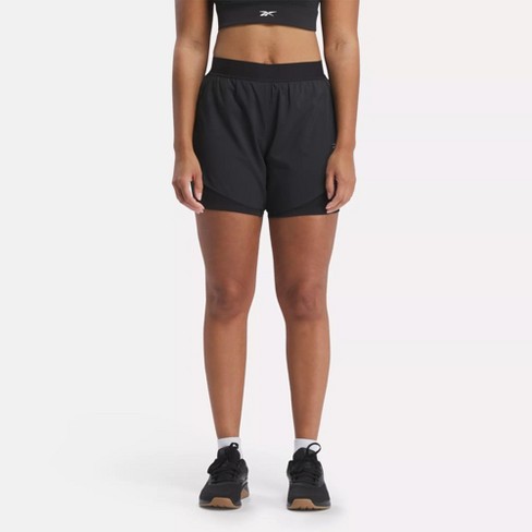 Reebok Identity French Terry Shorts Womens Athletic Shorts Medium Black :  Target