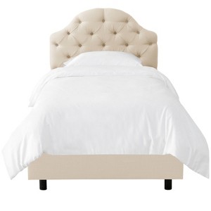 Full Amelia Upholstered Wooden Kids Bed Linen - Pillowfort