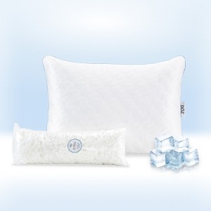 DOZ Adjustable Memory Foam Pillow with Cooling Surface, Medium Firm Perfect for Back, Side and Stomach Sleepers - 1 of 4