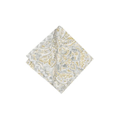 C&F Home Volterra Damask Cotton Reversible Napkin Set of 6