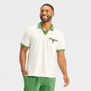 Houston White Men's Johnny Collared Polo Shirt - White - 1 of 3