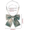 INSPIRE CHIC Women's Pre-tied Plaid Adjustable Elastic Band Casual Bow Ties - 2 of 4