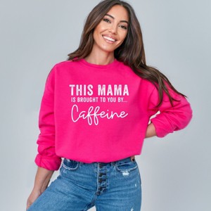Simply Sage Market This Mama is Brought to You by Caffeine Sweatshirt - 1 of 4