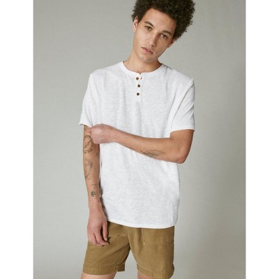 Lucky Brand Men's Short Sleeve Linen Henley Shirt - ShopStyle