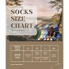 JAMES FIALLO Unisex 3 Pairs Wool Blend Minimalism Square Shapes Colorful Pattern Cushioned Dress Crew Socks - 3 of 4