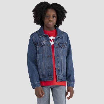 Levi's Big Boys Hooded Trucker Jacket