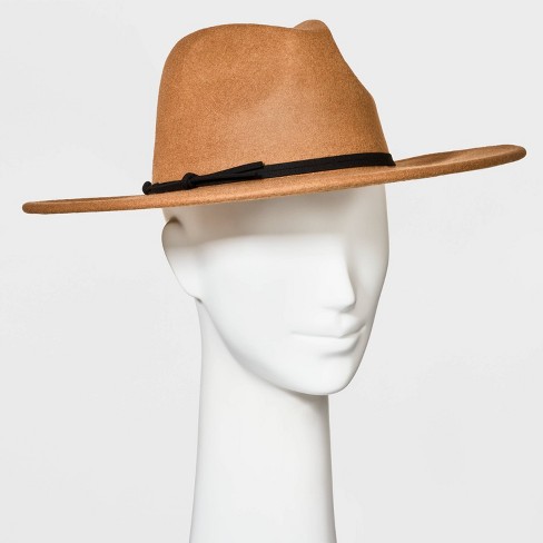 Women's Wide Brim Felt Fedora Hat - Universal Thread™ - image 1 of 2