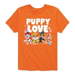 Boys' - Paw Patrol - Puppy Luv Short Sleeve Graphic T-Shirt - 1 of 4