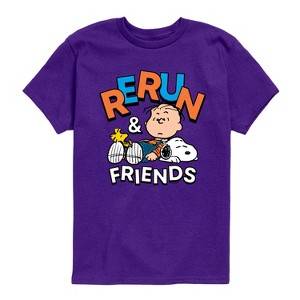 Boys' - Peanuts - Rerun And Friends Short Sleeve Graphic T-Shirt - 1 of 4