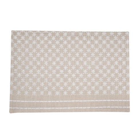 C&F Home Markle Jacquard Clay Cotton Woven Placemat Set of 6 - image 1 of 3