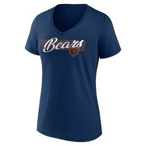 NFL Chicago Bears Women's Short Sleeve V-Neck T-Shirt - 1 of 3