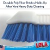 Lola Products Large Countertop Scrub Brush, All Purpose Heavy Duty, Poly Bristles, has Hang Hole for easy storage, Bath & Toilet Scrubber - 1 Pack - 2 of 4