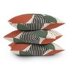 Deny Designs City Art Nature Geometry III 16"x16" Indoor Throw Pillow: Abstract Design, Zippered, Machine Washable - 4 of 4