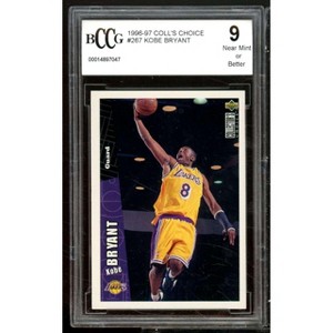 Kobe Bryant Rookie Card 1996-97 Collector's Choice #267 BGS BCCG 9 - 1 of 2