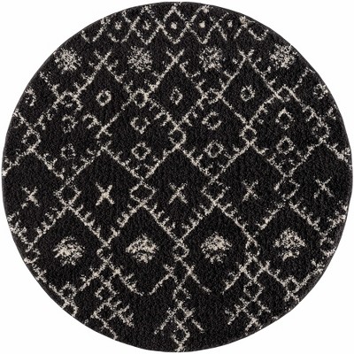 Hauteloom Thetford Black Berber Shag Rug