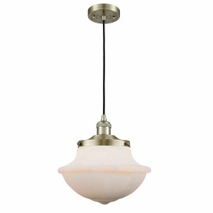 Oxford - 1 Light Cord Hung Mini Pendant In Traditional Style-11.5 Inches Tall and 11.75 Inches Wide - 1 of 1