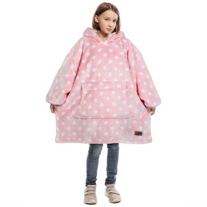 Catalonia Girls' Hoodie Sweatshirt, Oversized Wearable Fleece Pullover Boys, Gift Idea for Kids - 1 of 4