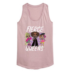 Women's - LOL Surprise! - Fierce Queens Graphic Racerback Tank - 1 of 4
