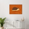 Amanti Art Sonny the Hedgehog Running In Cowboy Boots by Anyone Can Yeehaw Canvas Wall Art Print Framed - 4 of 4