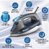 PurSteam Steam Iron for Clothes 1800W with LCD Screen, Nonstick Ceramic Soleplate, Auto Shutoff, Anti-Drip, Self-Cleaning - 4 of 4