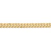 Black Bow Jewelry 6.1mm 14k Yellow Gold Beveled Curb Chain Bracelet - 2 of 4