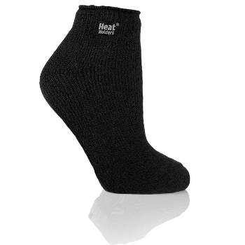 Hanes Premium 6pk Women's Cushioned Low Cut Socks - Black 8-12