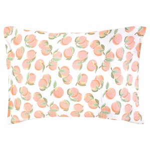 Hudson Baby Girls Cotton Toddler Pillow Case, Peach, One Size - 1 of 2