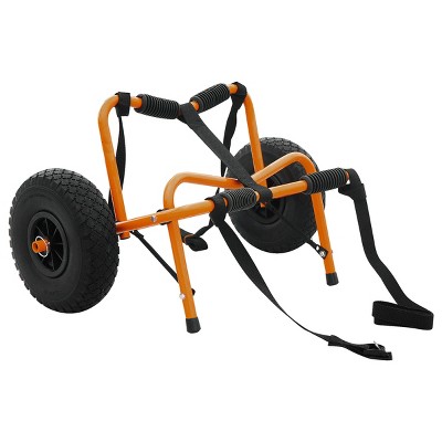 Leisure Sports Two-Wheel Kayak Trolley Cart – Orange