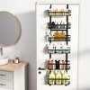 SUGIFT Over the Door Pantry Organizer with 6 Tier Adjustable Shelves, Black - 2 of 4