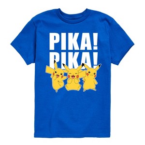 Boys' - Pokémon - Pika! Pika! Short Sleeve Graphic T-Shirt - 1 of 4