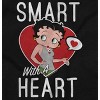 Betty Boop Smart with a Heart Cartoon Womens Graphic T Shirt Tees Brisco Brands - 2 of 4