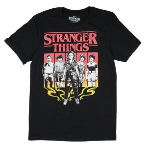 Seven Times Six Stranger Things Men's Season 3 Character Boxes Adult Short-Sleeve T-Shirt Black - 1 of 4