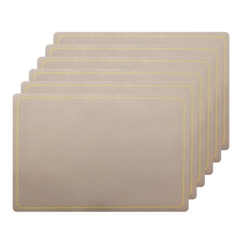 Modern Waterproof PU Leather Placemats & Coasters