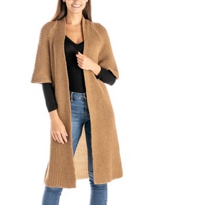 Allthreads Women's Mainstreet Midweight Knit Two-Tone Cardigan - 1 of 4