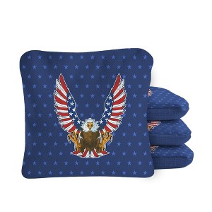 Skip's Garage | Merica Synergy Pro Cornhole Bags (Set of 4) - 1 of 4