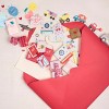 Meri Meri Truck Kids Valentine's Cards & Stickers Set (Pack of 24) - 2 of 4