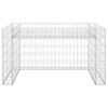 vidaXL Lawn Mower Garage with Raised Bed 43.3"x31.5"x23.6" Steel Wire - 3 of 4