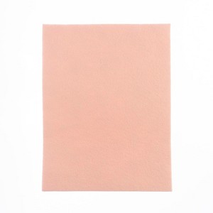 John Bead GoodFelt 4 Pieces Light Pink Felt Fabric Sheets for Beading Foundation, 8.5"x11" - 1 of 4