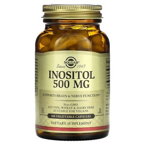 Solgar Inositol, 500 mg, 100 Vegetable Capsules - 1 of 2