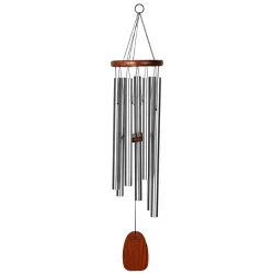 Woodstock Chimes Signature Collection, Latin Trio, 36'' Spanish Flamenco, Silver Wind Chime LTSF