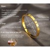 Love Bangle Set, Flexible Wide Wristband Bracelet for Couples - 2 of 4