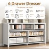 3/6/7 Drawer Dresser - Extra Deep Wooden Storage for Bedroom, Nursery & Living Room - 4 of 4