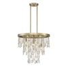 Savoy House Livorno 4 - Light Chandelier in  Noble Brass - 3 of 4